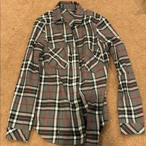 Black/Grey/ Red Flannel